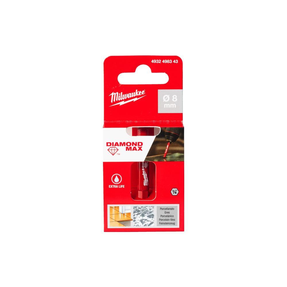 Broca ceramica 8mm seco/humido Diamond Milwaukee