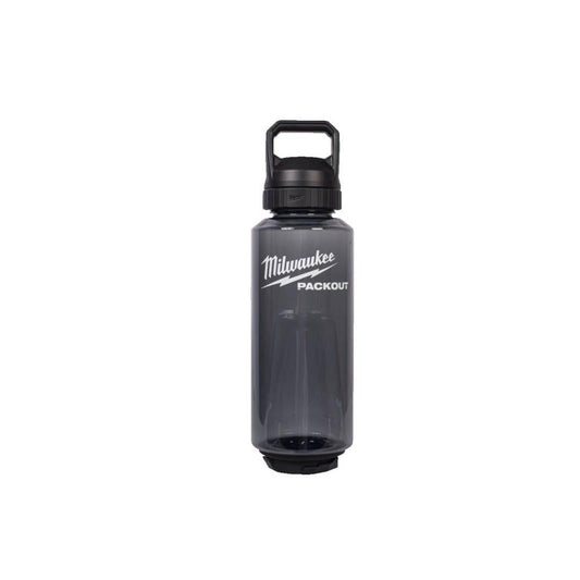 Garrafa packout 1420ml c/tampa preta plastica Milwaukee