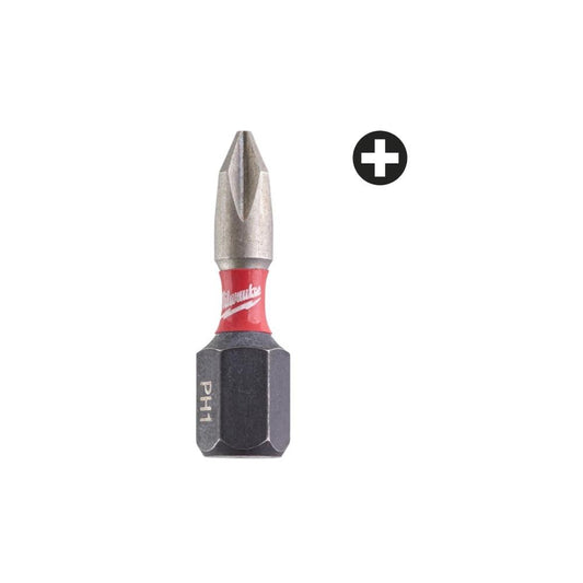 Bl. 3 Bit impacto PH2 25mm Schokwave Milwaukee