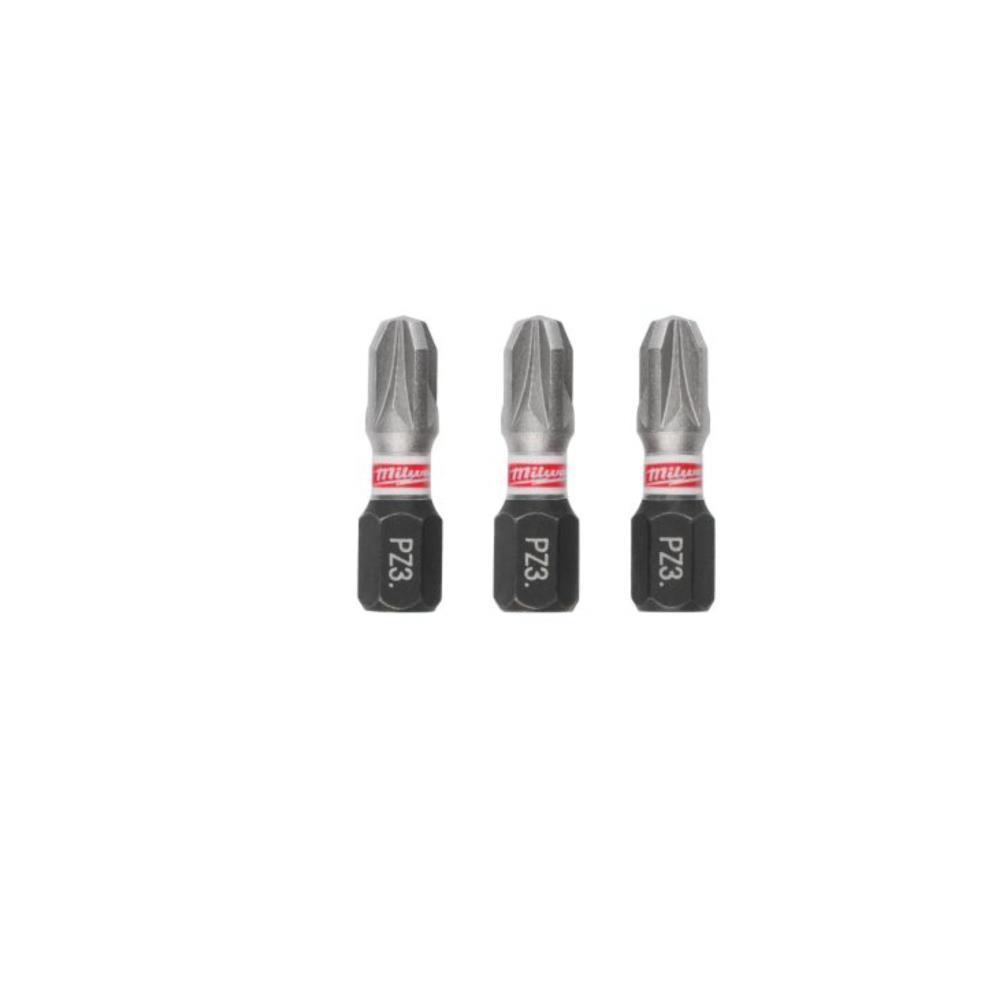 Conjunto de 3 bits Shockwave PZ3-25mm Milwaukee