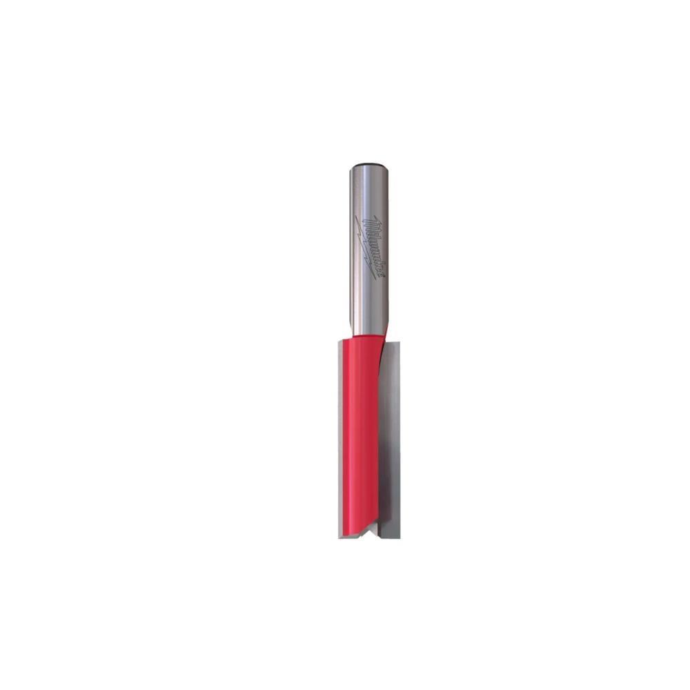 Fresa reta 2 cortes S8 10/60mm Milwaukee