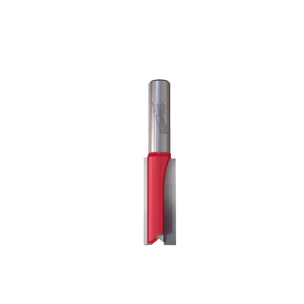 Fresa reta 2 cortes S8 12/60mm Milwaukee