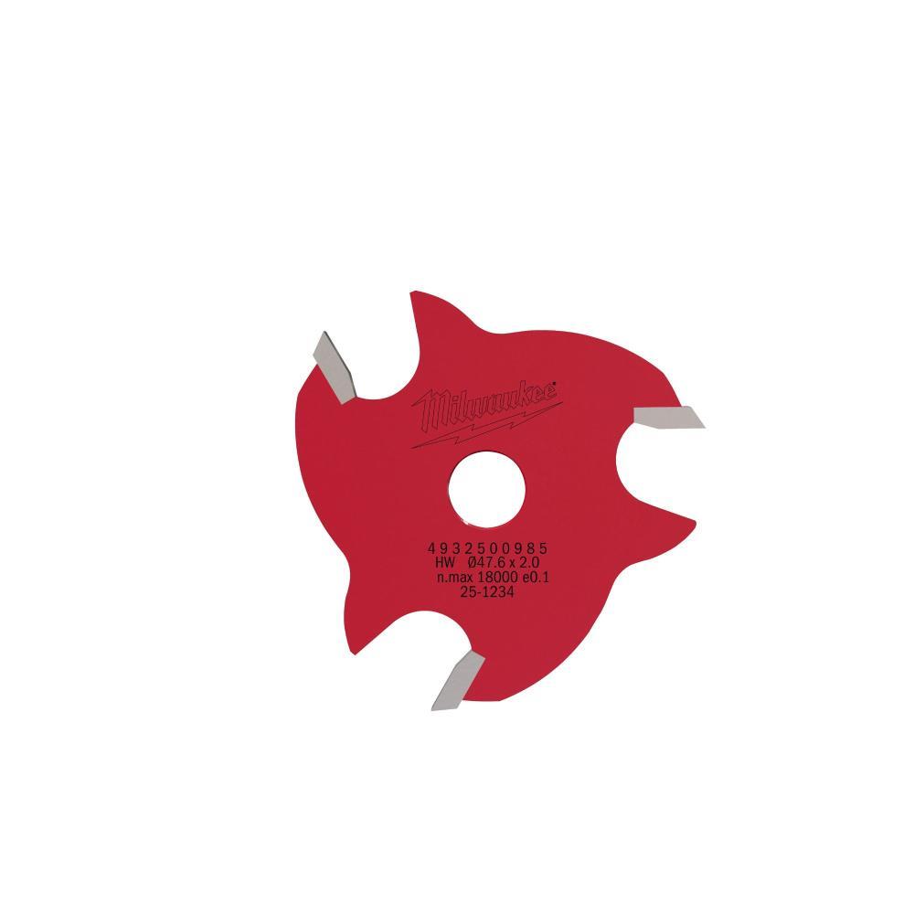 Fresa circular p/ranhuras laterais c/rodamento 2mm Milwaukee