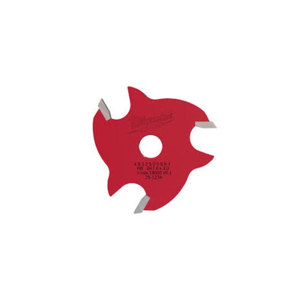 Fresa circular p/ranhuras laterais rodamento 3mm Milwaukee