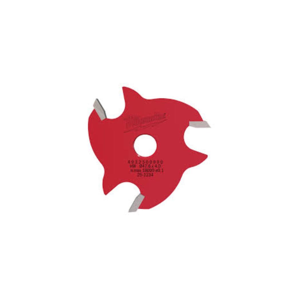 Fresa circular p/ranhuras laterais rodamento 4mm Milwaukee