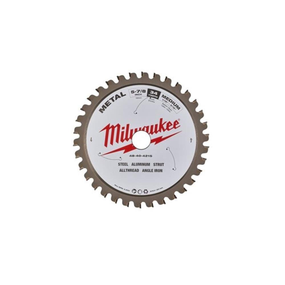 Lamina de serra circular p/ metal  150x20x1,6x34Z Milwaukee