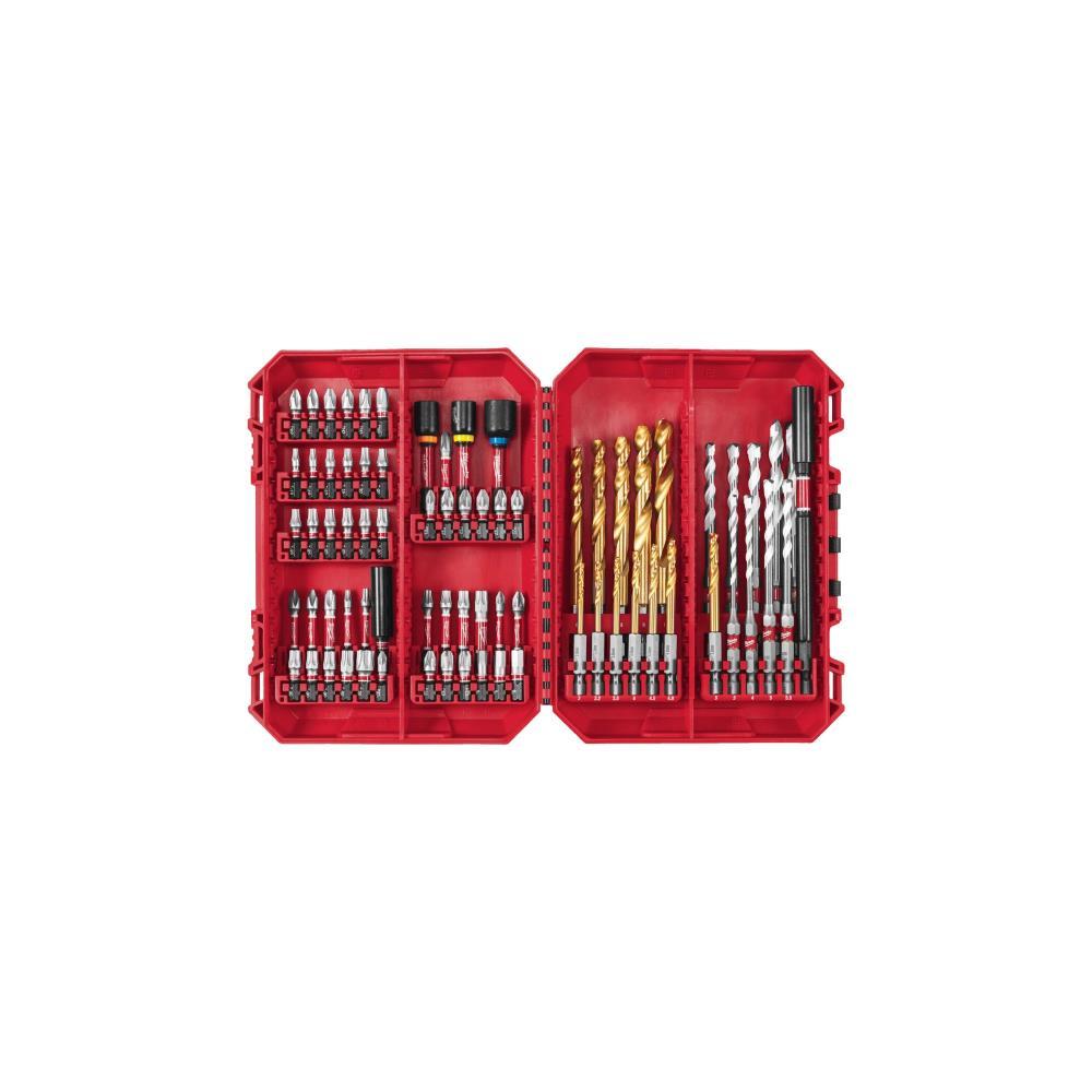 Conjunto de 74pcs de impacto Milwaukee