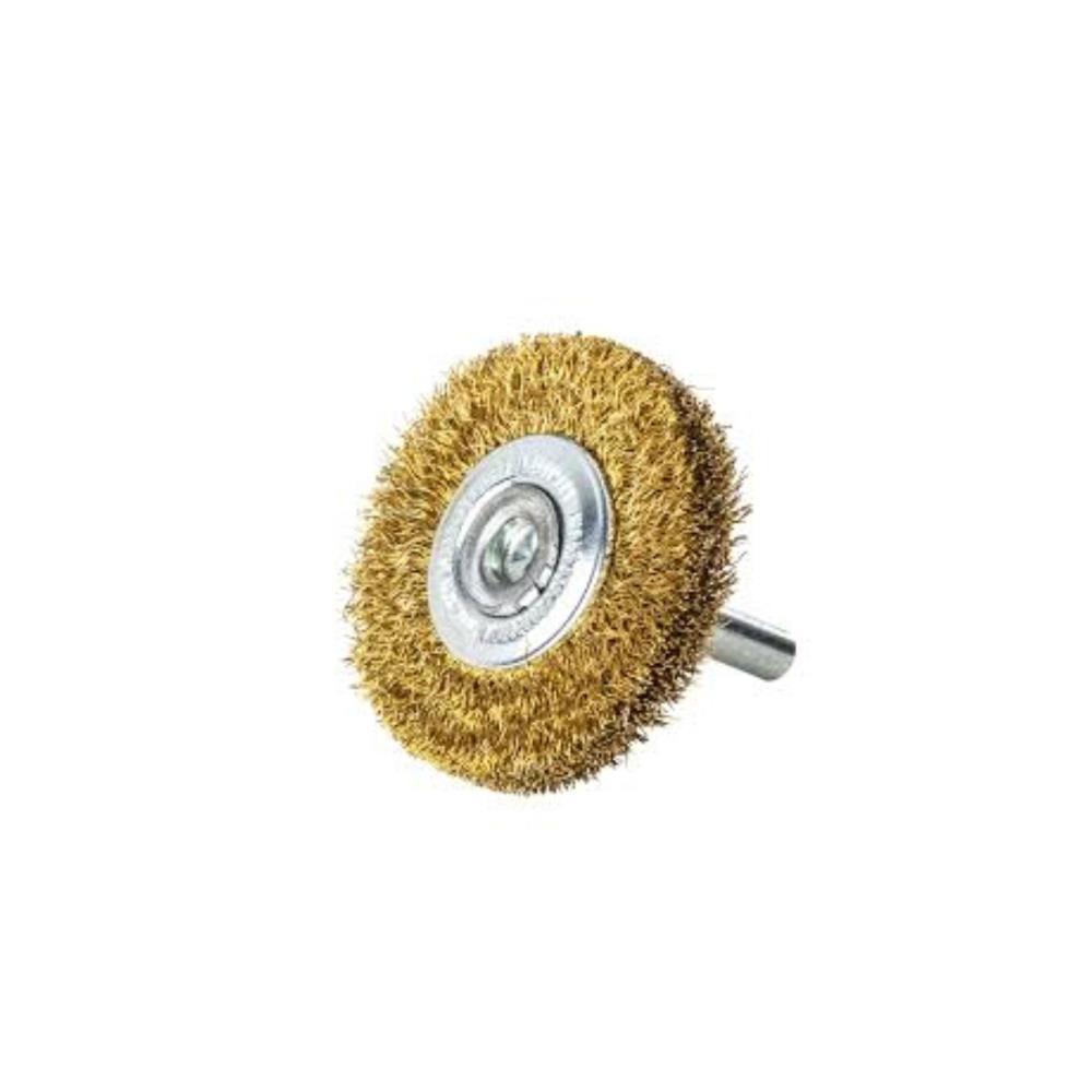 3uds Escovas de arame circ. ond. 6mm 50x10 latão Milwaukee