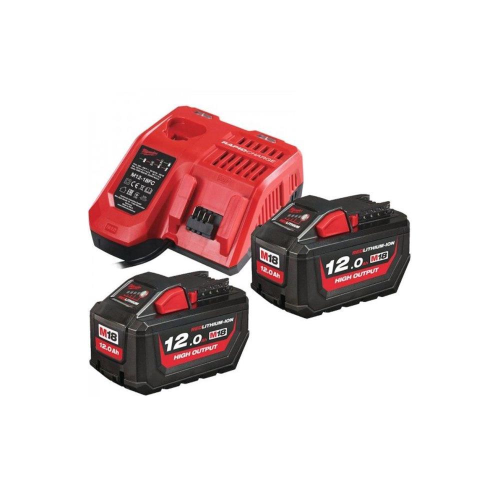 Kit baterias12 Ah+carregador M18 HNRG-122 Milwaukee