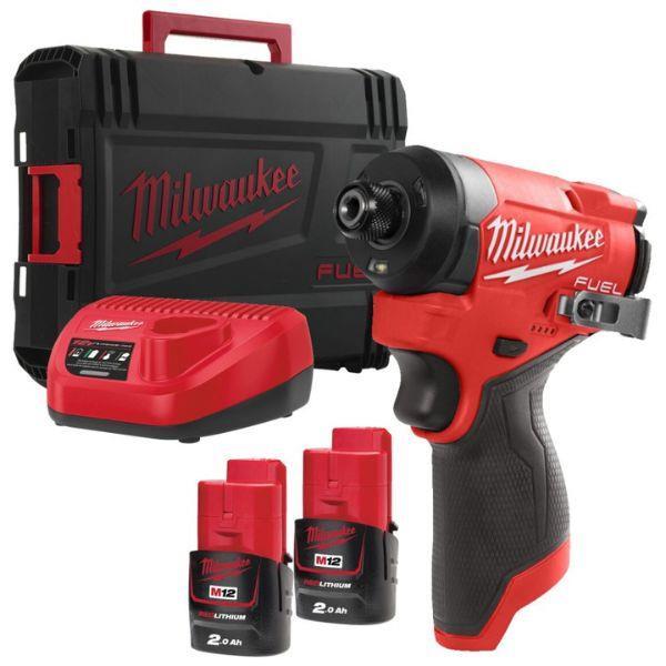 Aparafusadora de impacto subcompacta 1/4 hex. M12FID-202X