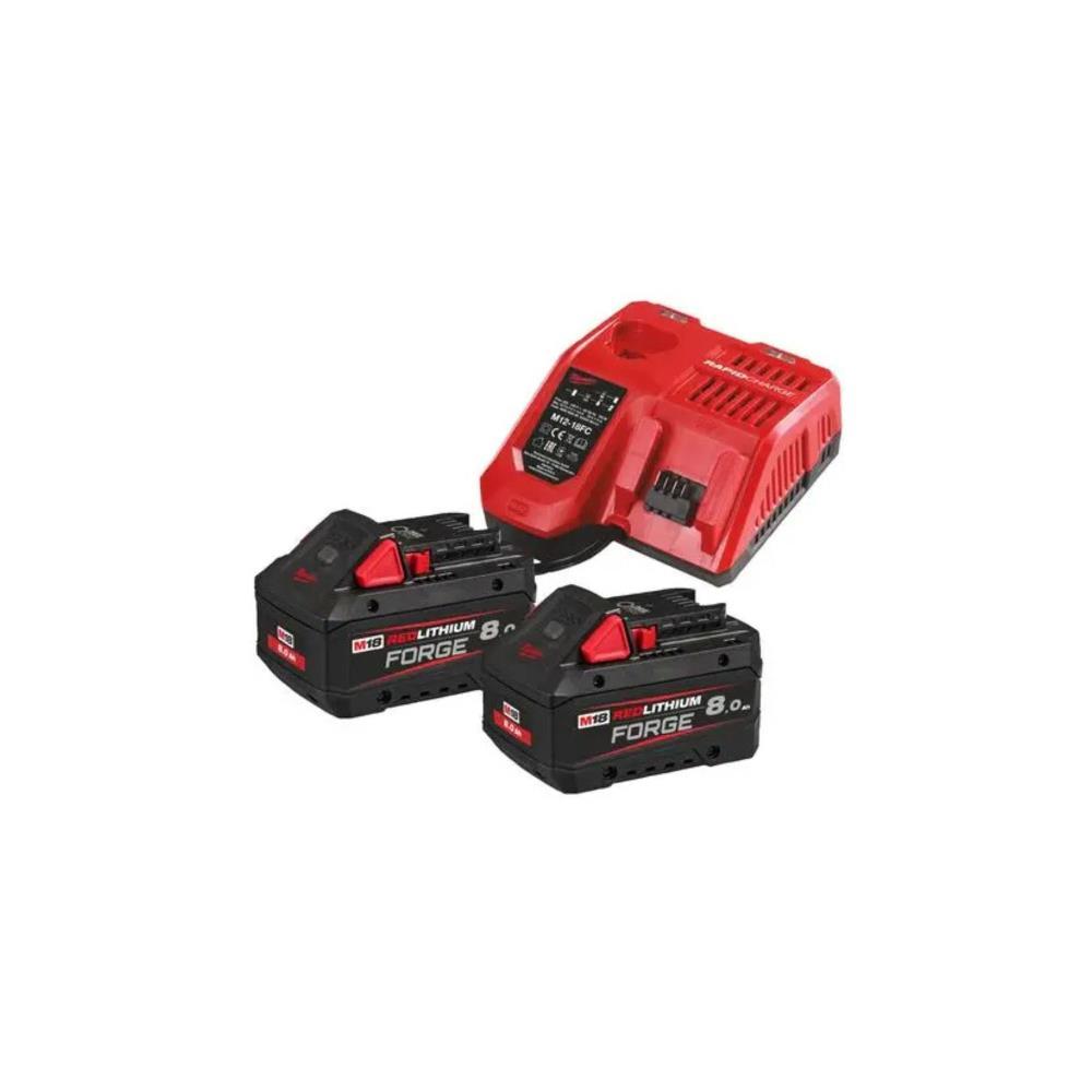 Kit de baterias e carregador M18FORGENRD-802 Milwaukee