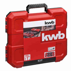 Mala de ferramentas 70 pcs. kwb
