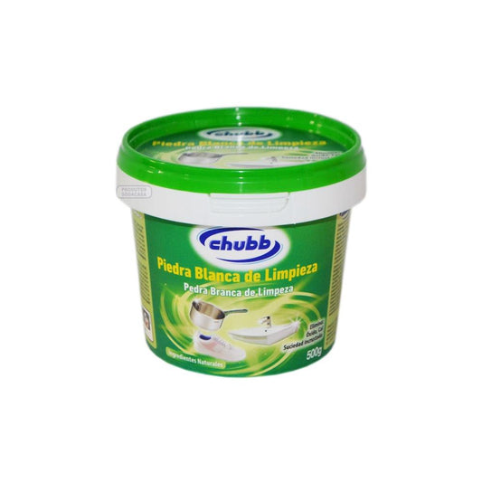 Pedra branca de limpeza chubb 500gr