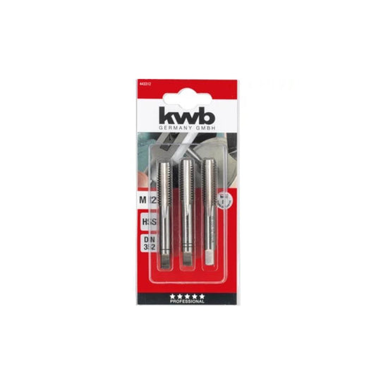 Macho de roscar M8.HSS 3 peças KWB