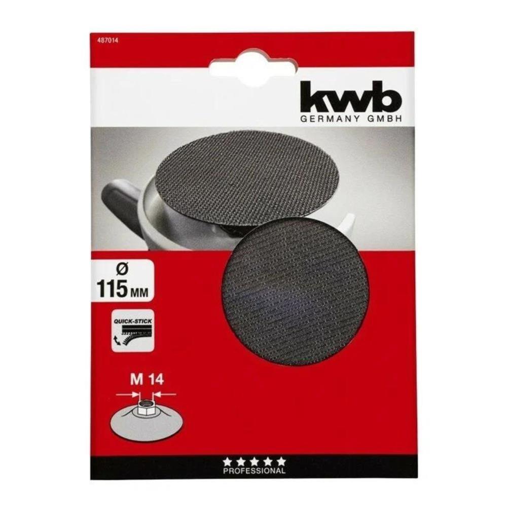 PRATO VELCRO P/REBARB.125mm KWB