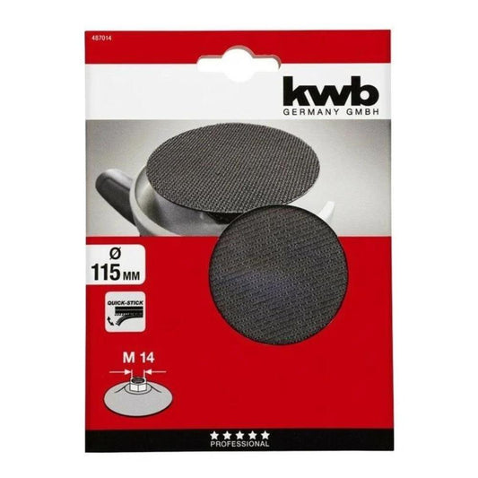 PRATO VELCRO P/REBARB.125mm KWB
