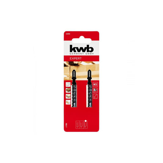 Bl. 2 laminas tico-tico madeira 75mm Kwb