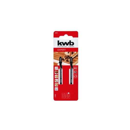 Bl. 2 laminas tico-tico madeira 55mm Kwb