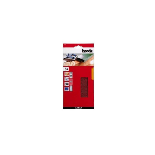 BL. 5 FOLHAS ABRAS GRÃO 180 115X230mm 14 F. KWB