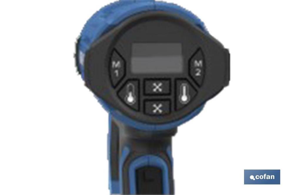PISTOLA DE AR QUENTE C/ DIPLAY LED COFAN