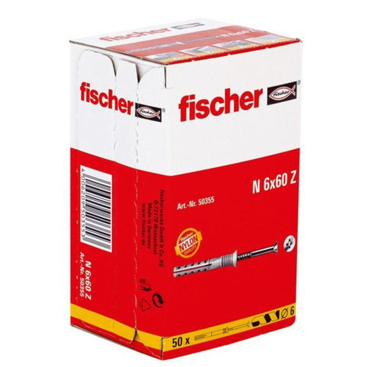 100 BUCHA C/ PREGO N 5X40/15 S FISCHER