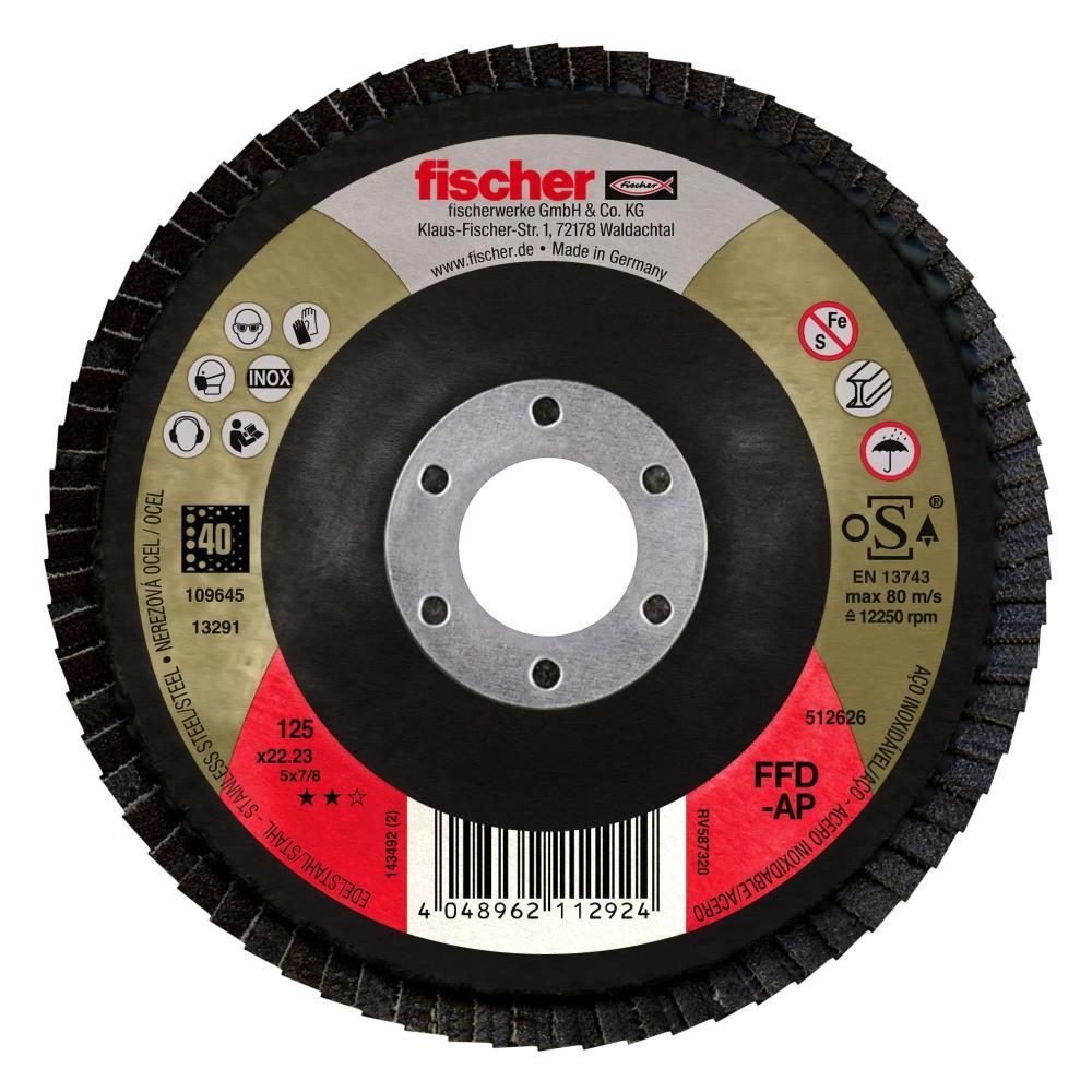 DISCO LAMEL. FFD-AP 125 K120 INOX FISCHER