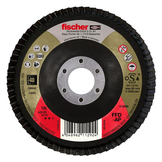 DISCO LAMEL. FFD-AP 125 K120 INOX FISCHER
