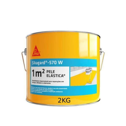 2 KG SIKAGARD 570W PELE ELASTICA (1M2) CINZENTO SIKA