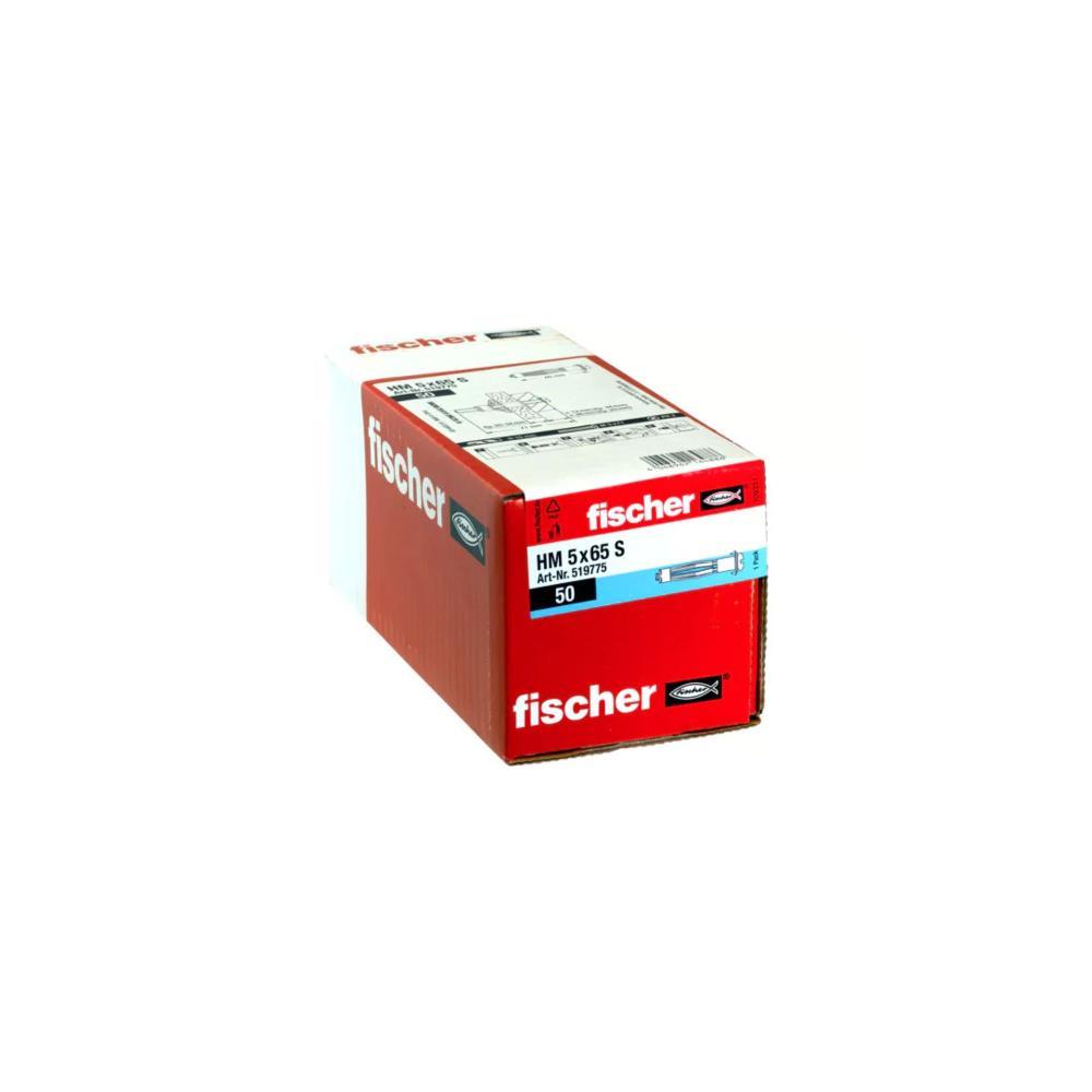 100 BUCHA GUARDA CHUVA HM 5X65 FISCHER