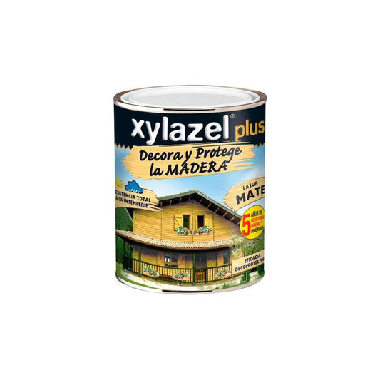 2.5L verniz sintético Lasur Mate Castanho Xylazel
