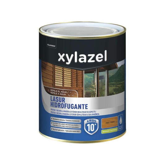 750ml verniz Lasur Acetinado Hidrofugante Pinho Xylazel