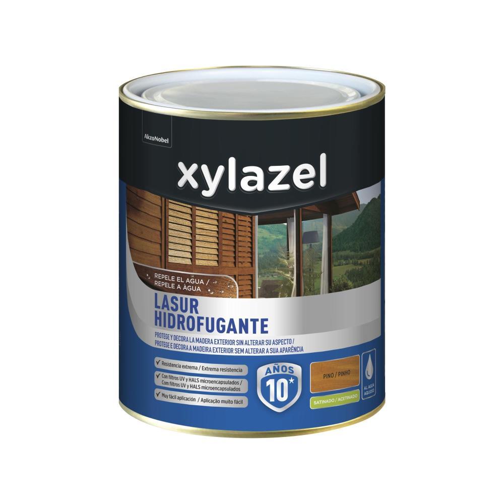 2.5L verniz Lasur Acetinado Hidrofugante Pinho Xylazel