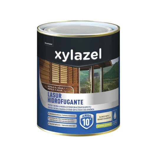 2.5L verniz Lasur Acetinado Hidrofugante Branco Xylazel