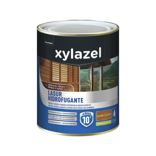 2.5L verniz Lasur Acetinado Hidrofugante Carvalho Xylazel