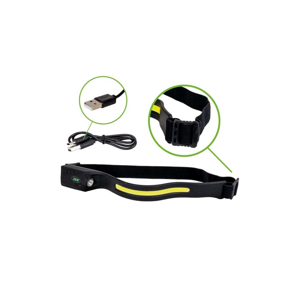 Lanterna frontal led ajustavel 350Lm JBM