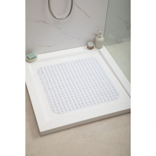 Tapete p/banheira 54x54 SPA SBS branco Tatay