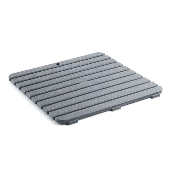 ESTRADO P/DUCHE 55X55 CINZA ANTRAC.