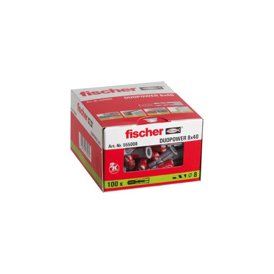 100 BUCHA 8X40 DUOPOWER FISHER