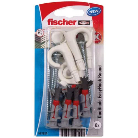 BL. 6 pitoes abertos Duoblade Easyhook Round Fischer