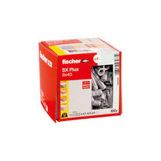 100 bucha de expansão SX PLUS 8x40 Fischer