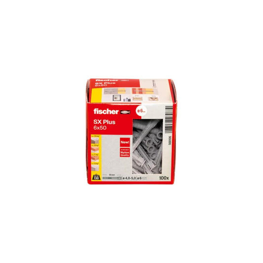 100 buchas SX plus 6X50 L Fischer