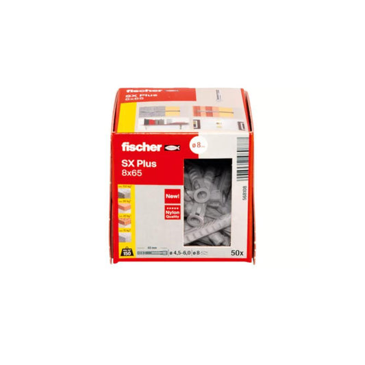 100 Buchas SX plus 8x65 L Fischer