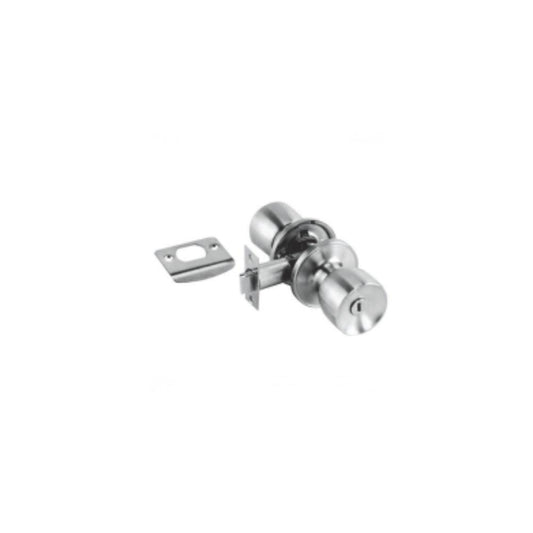 Fechadura Tubular - GLK - ref. 570 ch/botão - Inox