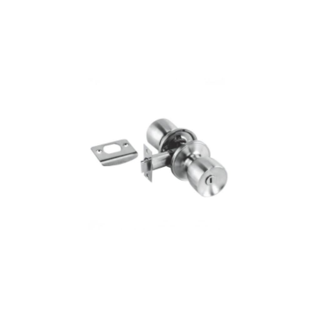 Fechadura Tubular - GLK - ref. 570 ch/botão - Inox