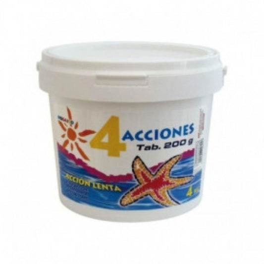 Mosaico cloro 4 acçoesT-250 BT. 5 KG PQS