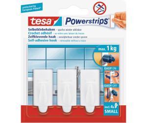 tesa Powerstrips 3 Mini Ganchos Clássicos BR + 4 tiras Mini