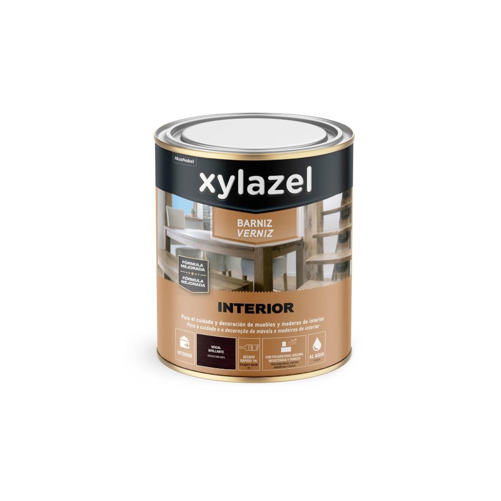 750ml verniz aquoso interior acetinado Nogueira Xylazel