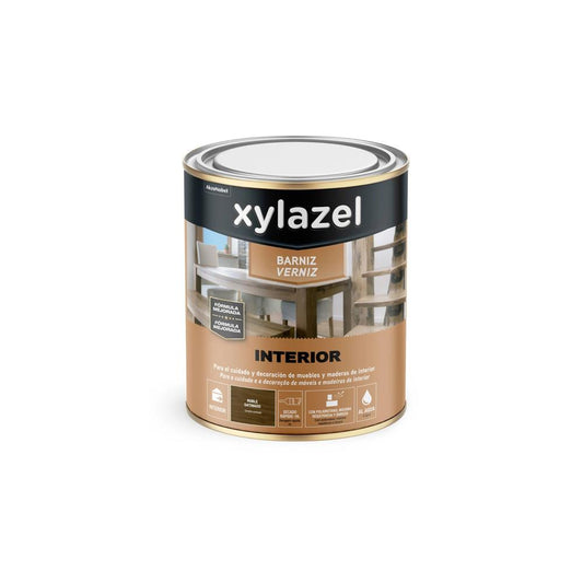 750ml verniz aquoso interior acetinado Carvalho Xylazel