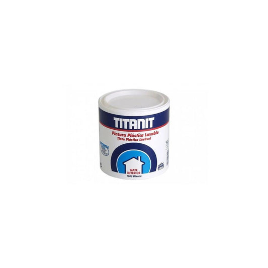 750ml Tinta branca acetinada Titanit