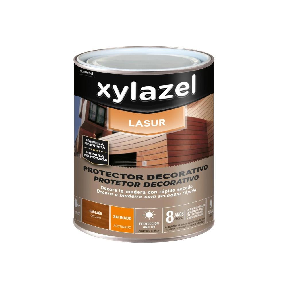 4L Protetor Aquoso Lasur Acetinado Castanho Xylazel